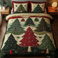 Conjunto de cama acolchoado de 3 peças - Floresta da Alegria