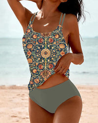 Laluna® | Tankini de verão com estampado