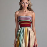 Asia| Vestido de Mulher longo casual premium