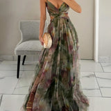 Éléonore | Vestido Longo Fluido Florido