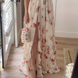 Charlice | Vestido longo floral