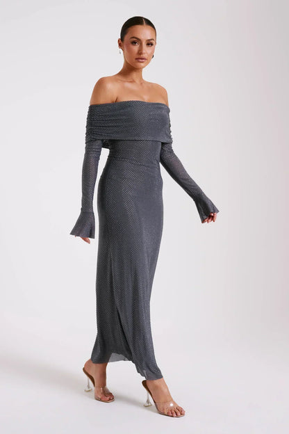 Annika | Vestido com efeito degradé