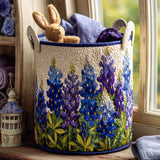 Camino de Sonhos de Bluebonnet | Cesta de Roupa Feita à Mão