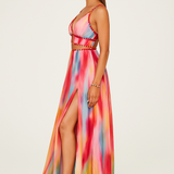 Freya™ | Vestido longo pintado