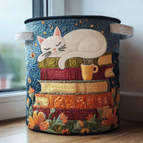 Cesta Acolchada para Gatos | Cesta de Roupa Feita à Mão