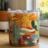 Sol Radiante | Cesta de Roupa Feita à Mão