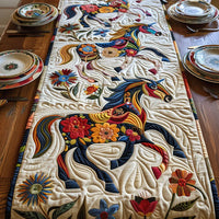 Caminho de Mesa Acolchoado - Cavalo a Galope