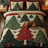 Conjunto de cama acolchoado de 3 peças - Floresta da Alegria