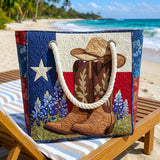 Bolsa de Praia Feita à Mão | Orgulho do Texas