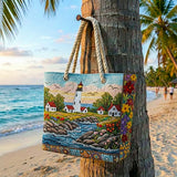 Bolsa de Praia Feita à Mão | Brilho do Farol