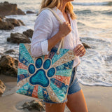 Bolsa de Praia Feita à Mão | Pegada de Patas