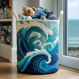 Espuma de Mar Suave | Cesta de Roupa Feita à Mão