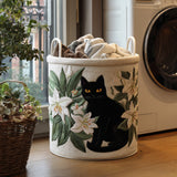 Cesta Acolchada para Gatos | Cesta de Roupa Feita à Mão