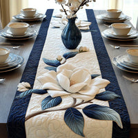 Caminho de mesa acolchoado - Magnolia Tranquila