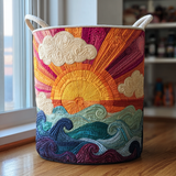 Sol Radiante | Cesta de Roupa Feita à Mão