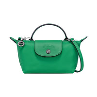 Mini Bolsa de Couro Longchamp - Verde