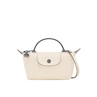 Mini Bolsa de Couro Longchamp - Branca