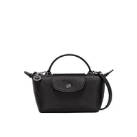 Mini Mala de Couro Longchamp - Preta