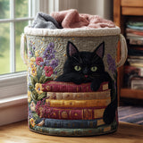 Cesta Acolchada para Gatos | Cesta de Roupa Feita à Mão