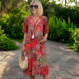Iris – Vestido fluido leve com efeito lisonjeiro