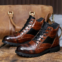 Afonso - Botas em Couro de Crocodilo