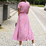 Anna™ Vestido de Muher estampado floral primavera/verão