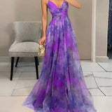Éléonore | Vestido Longo Fluido Florido