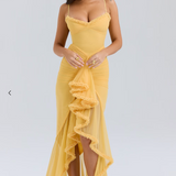 Jolene – Vestido Longo com Volantes