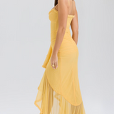 Jolene – Vestido Longo com Volantes
