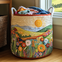 Sol Radiante | Cesta de Roupa Feita à Mão
