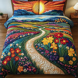 Conjunto de cama acolchoado de 3 peças - Raio de Sol