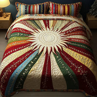 Conjunto de cama acolchoado de 3 peças - Brilho Solar