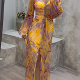 Giselle™ | Vestido elegante com decote em V