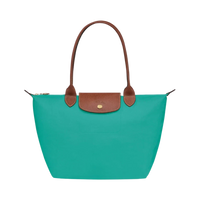 Longchamp - Grande Tote Le Pliage, Turquesa