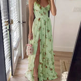 Charlice | Vestido longo floral