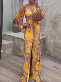 Giselle™ | Vestido elegante com decote em V