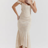 Elodie - Vestido com Cintura Definida