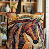 Bolsa Artesanal “Cavalo em Mosaico Multicolor”