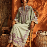 Celestina | Vestido boho bordado com encanto mediterrâneo para Mulher