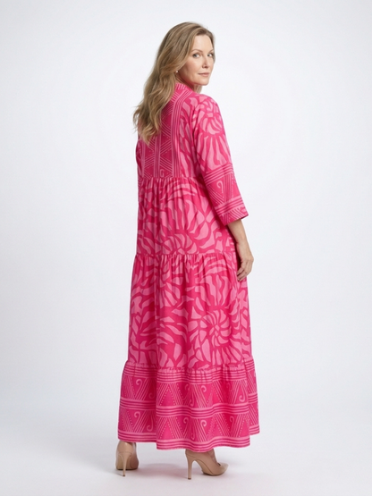 Amandine | Vestido Midi com Botões