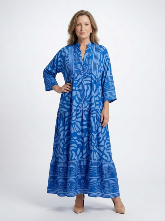 Amandine | Vestido Midi com Botões