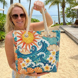 Bolsa de Praia Feita à Mão | Halo Quente