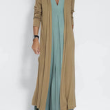 Ava™ | Vestido longo elegante + cardigan