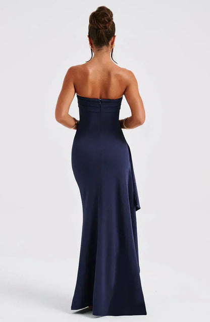Vendela | Vestido longo sem alças